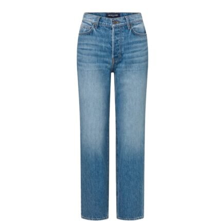 Ecliporia Mid Wash Straight Leg Denim Jeans for Timeless Everyday Comfort and Style